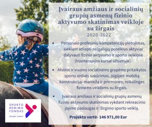 ĮVAIRAUS AMŽIAUS IR SOCIALINIŲ GRUPIŲ ASMENŲ FIZINIO AKTYVUMO SKATINIMAS VEIKLOJE SU ŽIRGAIS